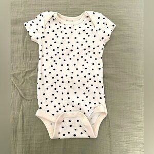 Gerber polka dot onesie